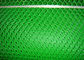 Hdpe χρώματος πλέγματος πλαστικής αλιείας με δίχτυα πιστοποιητικών Iso9001 2015 πράσινο επίπεδο 10x10mm